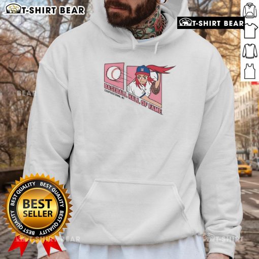 Nice Champion Baseball Hall of Fame Manga Girl Oxford Hoodie featuring vibrant design and comfortable fit for fans.