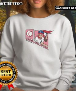 Alt Text: Nice Champion Baseball Hall of Fame manga girl Oxford sweatshirt featuring a stylish graphic design.