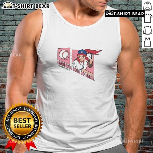 Nice Champion Baseball Hall of Fame Manga Girl Oxford Tank Top featuring a stylish graphic design and comfortable fit.