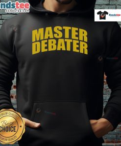 Alt Text: Charlie Kirk Master Debater Hoodie featuring a bold design, perfect for fans of conservative debates and discussions.