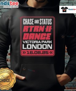 Nice Chase Status Victoria Park Hoodie in black, featuring a stylish design perfect for casual wear and outdoor activities.