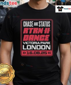 Chase & Status Victoria Park T-Shirt featuring a stylish design, perfect for fans of the iconic music duo.