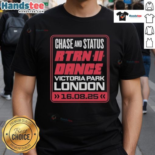 Chase & Status Victoria Park T-Shirt featuring a stylish design, perfect for fans of the iconic music duo.