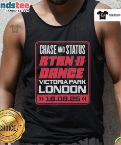 Stylish Nice Chase Status tank top displayed at Victoria Park, perfect for casual summer outings and outdoor events.
