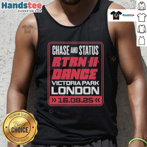 Stylish Nice Chase Status tank top displayed at Victoria Park, perfect for casual summer outings and outdoor events.