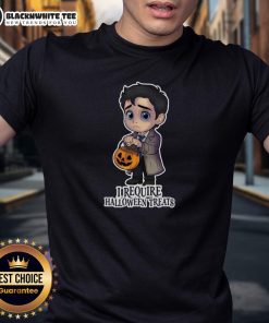 Nice Convection Directive I Require Halloween Treats T-Shirt featuring a fun design perfect for Halloween celebrations.