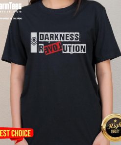 Stylish Nice Darkness Revolution Ladies Tee featuring a bold graphic design, perfect for casual wear and statement outfits.
