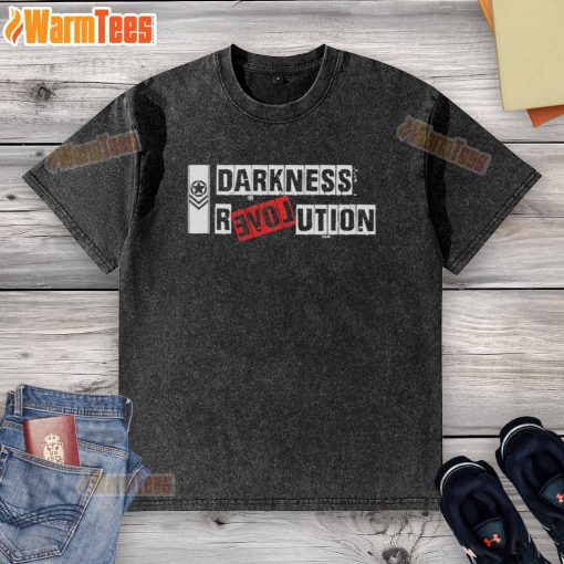 Nice Darkness Revolution washed t-shirt in a stylish design, perfect for casual wear and expressing unique fashion.