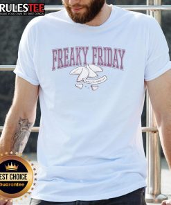 Freaky Friday Disney t-shirt featuring 'Could You Like Chill For A Sec' text and a fortune cookie graphic.