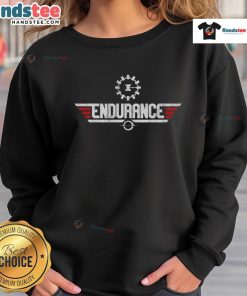 Nice Endurance Top Gun retro sci-fi sweatshirt featuring a stylish design, perfect for fans of vintage sci-fi apparel.