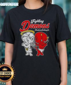 Streetwise ladies tee featuring 'Nice Fighting Inner Demons' design, perfect for expressing resilience and style.