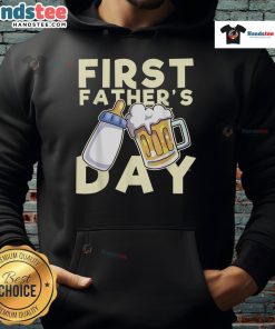 Nice First Father's Day Hoodie for new dads, featuring a stylish design perfect for celebrating their first Father's Day.