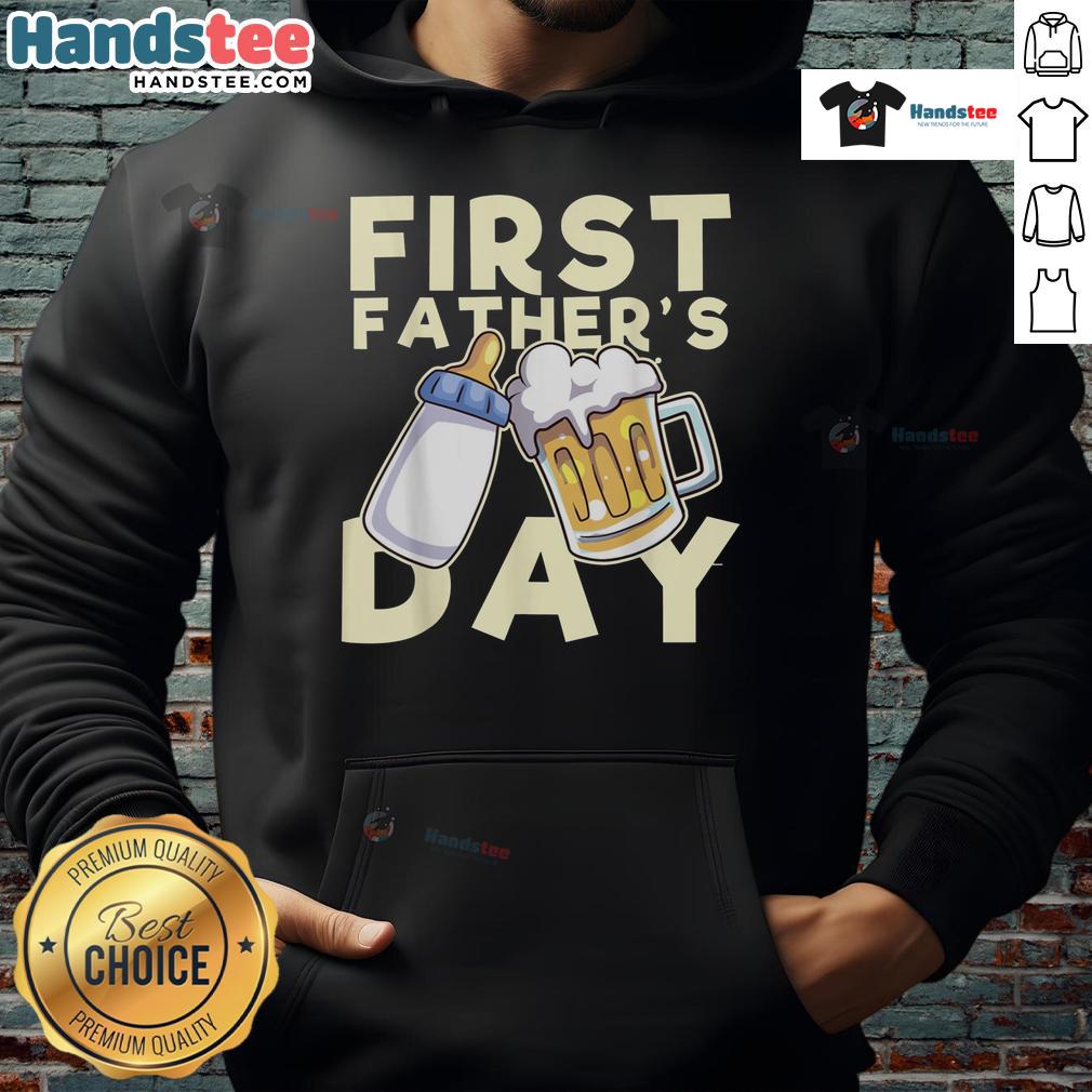 Nice First Father'S Day Hoodie Nice First Father's Day Hoodie for new dads, featuring a stylish design perfect for celebrating their first Father's Day.