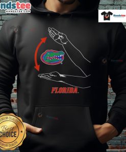 Alt Text: Nice Florida Gators Football Gator Chomp Hoodie in vibrant blue, perfect for game day and showing team pride.