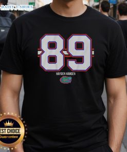 Florida Gators Hayden Hansen 89 Stripe T-Shirt in vibrant colors, perfect for game day and showing team spirit.