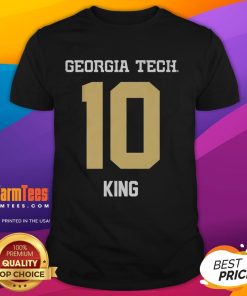 Nice Georgia Tech Yellow Jackets Football T-Shirt featuring Haynes King perfect for fans and game day wear.