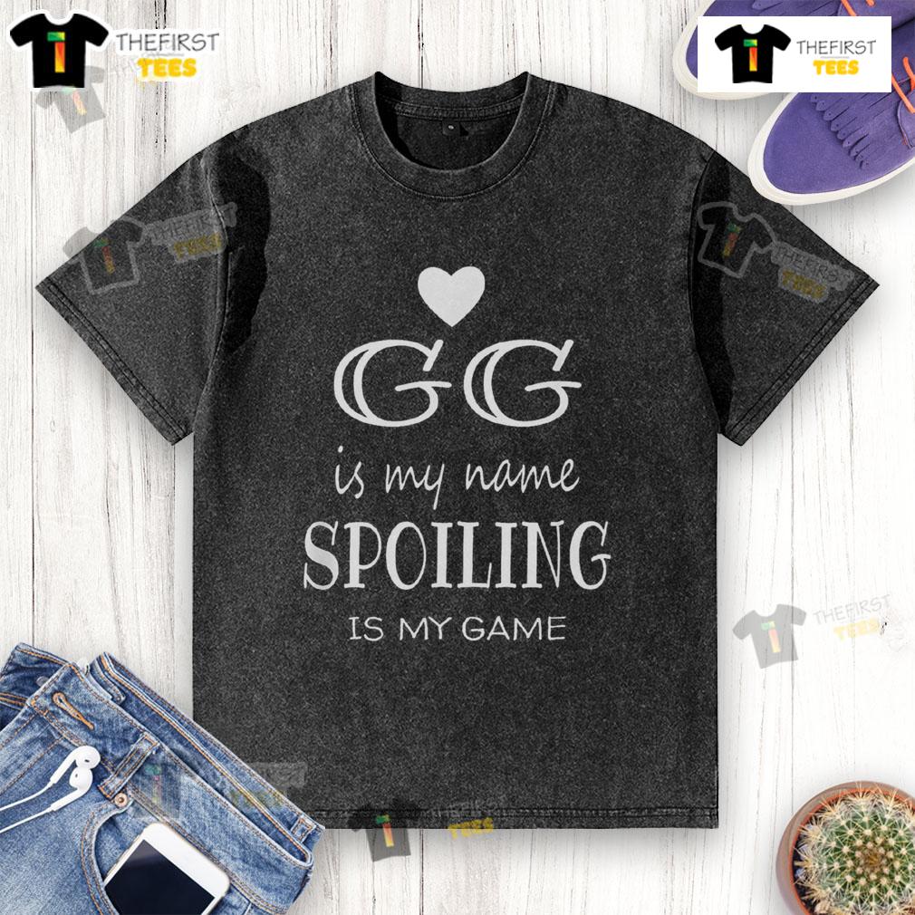 Nice Gg Is My Name Spoiling Is My Name Washed T Shirt Nice GG Is My Name Spoiling Is My Name washed t-shirt featuring a stylish graphic design in soft fabric.