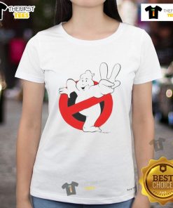 Alt Text: Nice Ghostbusters 2 Movie 1989 Ladies Tee featuring iconic design and vibrant colors for fans of the classic film.