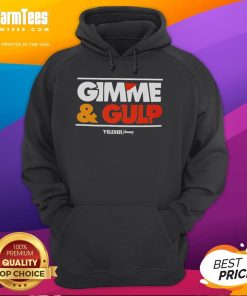 Alt Text: Stylish Nice Gimme And Gulp 7-Eleven logo hoodie showcasing vibrant branding and cozy design for casual wear.