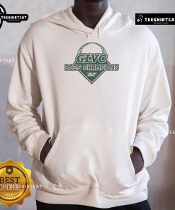 2025 Nice GLVC Baseball Champs Hoodie featuring team logo, perfect for fans and players celebrating the championship.
