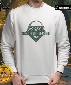 Nice GLVC Baseball Champs 2025 Sweatshirt featuring team logo and championship design in vibrant colors.