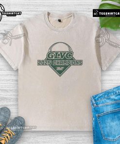 2025 Nice GLVC Baseball Champs washed t-shirt showcasing team pride and athletic style.