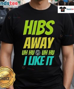 Nice Hibs Away Uh Uh I Like It T-Shirt featuring vibrant colors and bold design, perfect for Hibernian FC fans.