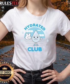 Women in the Nice Hydrated Club Ladies Tee enjoying a sunny day outdoors, showcasing style and hydration.