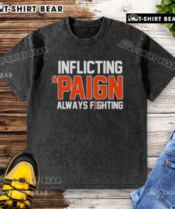 Illinois Fighting Illini football washed t-shirt featuring a stylish design for fans, perfect for game day attire.