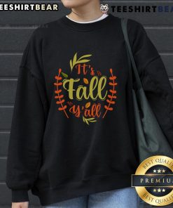 Cozy 'Nice It's Fall Y'all Thanksgiving Sweatshirt' featuring autumn colors and festive graphics for seasonal style.