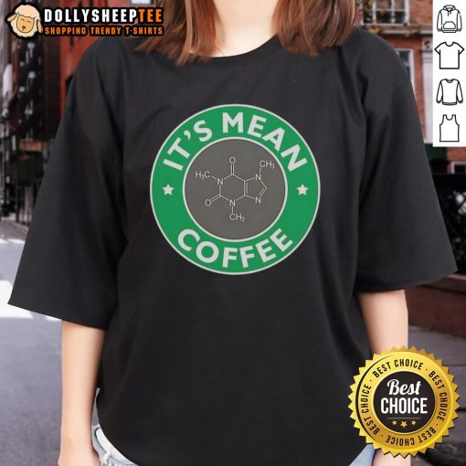 Women's tee featuring the caffeine molecule design, perfect for coffee lovers and science enthusiasts.