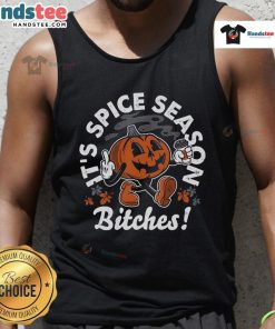 Nice It's Spice Season Bitches tank top featuring a stylish design, perfect for summer fashion and spice lovers.