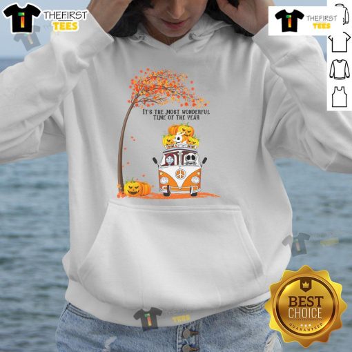Cozy Halloween hoodie featuring Jack and Sally, perfect for autumn tree vibes and festive pumpkin decor.