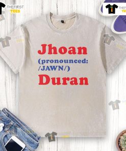 Comfortable Nice Jhoan Jawn Duran washed t-shirt in a stylish design, perfect for casual wear and everyday outfits.