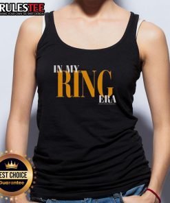 Stylish Kansas City Chiefs tank top featuring 'In My Ring Era' graphic, perfect for game day or casual wear.