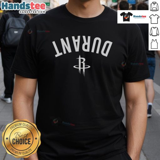 Kevin Durant Houston Rockets invert upside t-shirt featuring vibrant colors and unique design, perfect for fans.