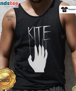 Nice kite hand tank top featuring a vibrant kite design, perfect for summer outings and outdoor activities.