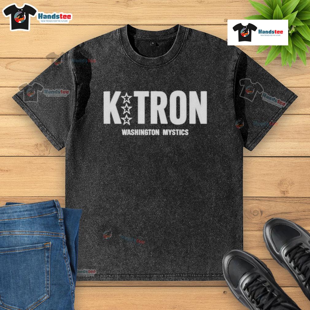 Nice Kitron Washington Mystics Washed T Shirt Alt Text: Nice Kitron Washington Mystics washed t-shirt featuring vibrant team colors and logo, perfect for fans.