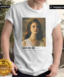 Trendy Lana Del Rey 'Darling I Fall To Pieces' T-Shirt showcasing a stylish design for fans of the singer.