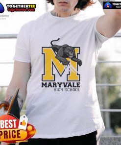 Nice Maryvale High School logo T-shirt featuring vibrant colors and school spirit design, perfect for students and alumni.
