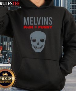 Funny skull hoodie featuring the Nice Melvins design, perfect for fans of quirky and unique streetwear fashion.