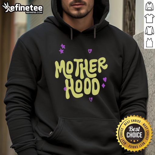 Stylish Nice Motherhood purple hoodie for moms, offering comfort and warmth, perfect for casual wear.