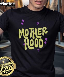 Nice Motherhood Purple T-Shirt featuring a stylish design, perfect for expecting mothers and casual wear.