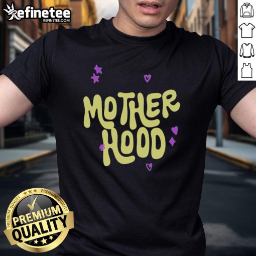 Nice Motherhood Purple T-Shirt featuring a stylish design, perfect for expecting mothers and casual wear.