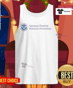 Stylish Nice National Thottish Behavior Prevention Tank Top, perfect for promoting awareness and making a statement.
