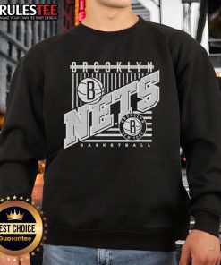 Brooklyn Nets Rise Above sweatshirt featuring team logo and stylish design, perfect for NBA fans and casual wear.