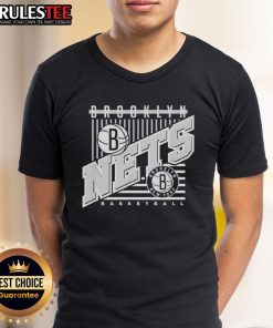 Brooklyn Nets Rise Above T-Shirt featuring bold graphics and team colors, perfect for NBA fans and game day attire.