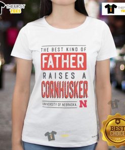 Nice Nebraska Cornhuskers ladies tee, perfect for fathers who support the Cornhuskers with style and pride.