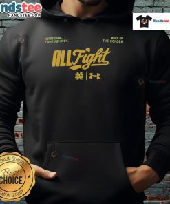 Alt Text: Notre Dame Fighting Irish Wake Up The Echoes hoodie in vibrant colors, perfect for fans of college football apparel.