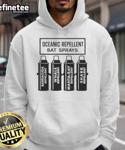 Nice Oceanic Repellent Bat Spray hoodie featuring a colorful design, perfect for outdoor adventures and bat enthusiasts.